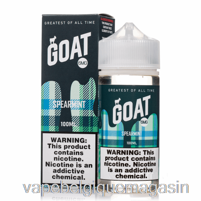 Vape Shop Bruxelles Menthe Verte - E-liquide Chèvre - 100ml 3mg